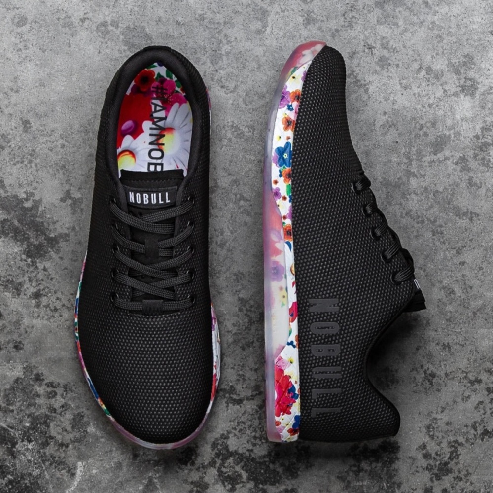 Floral No Bull Trainers. Size 8 Womens
